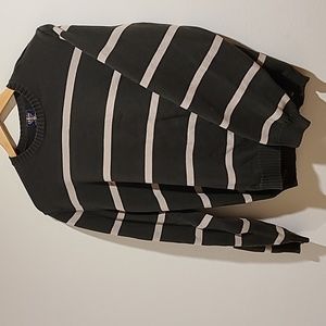 Long Sleeve Sweater Green/Tan